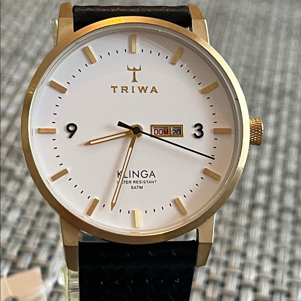 Triwa Gold and Black Watch
